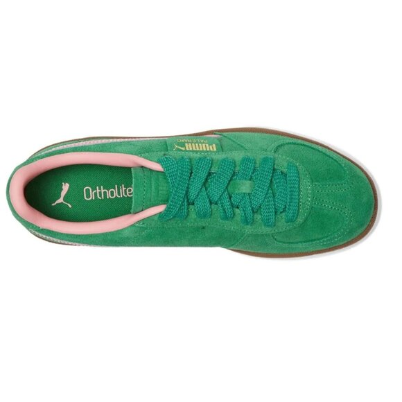 Puma Women's Size 7.5 Retro Style Palermo Sneakers Archive Green/Pinkscape - Picture 3 of 5